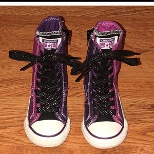 ❗️LIKE NEW❗️Infant Converse One Star Hi-Top Shoes